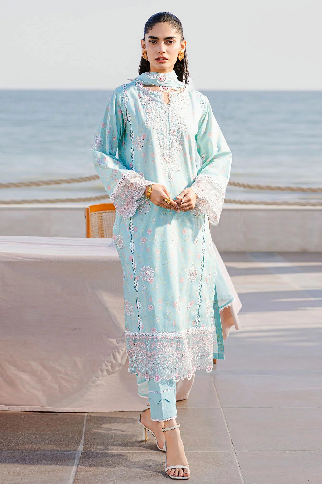 Zellbury Unstitched 3 Piece Chikankari Vol-02 Collection'2025-WUS25E30813
