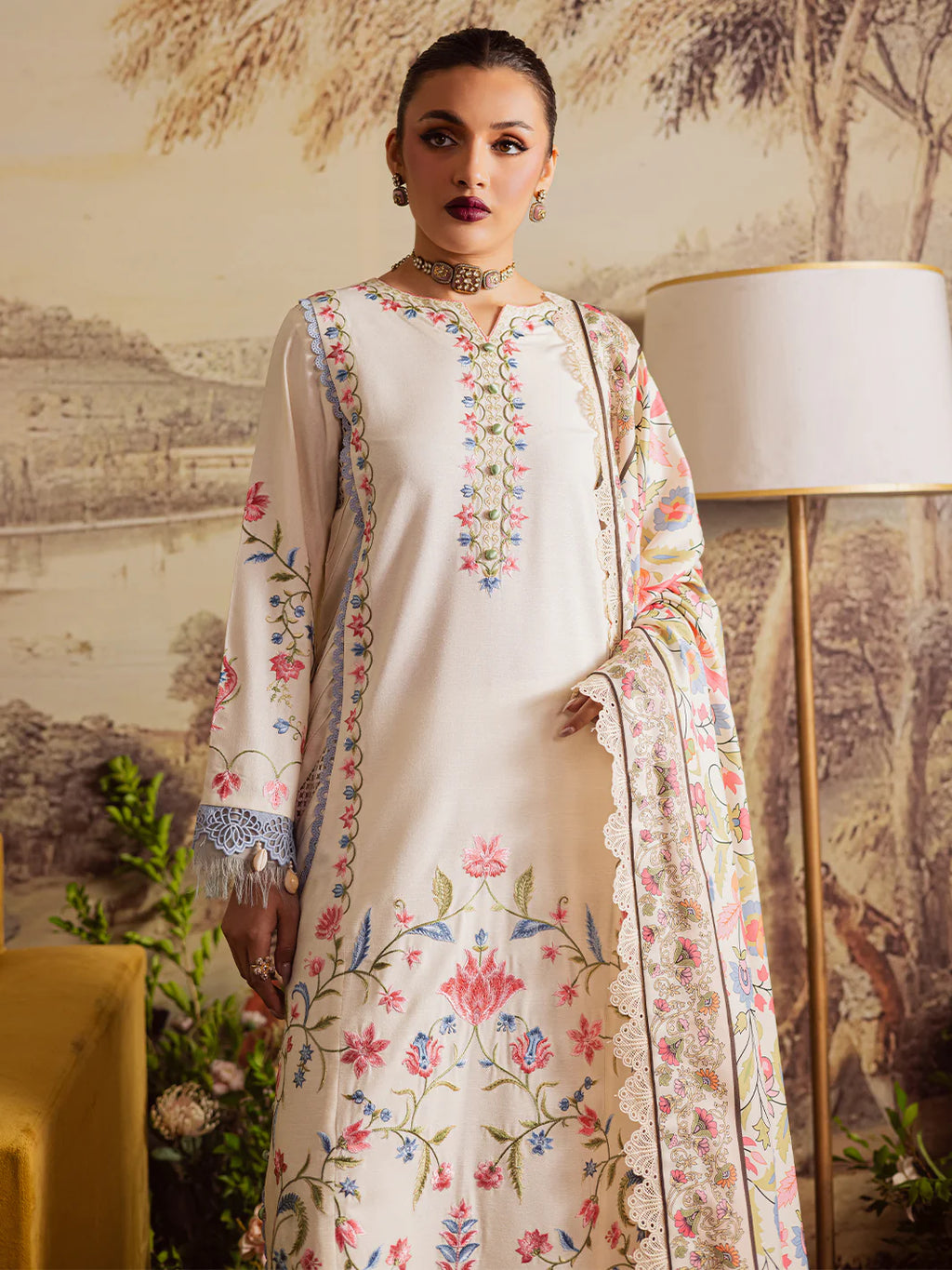 Mahnur Nova Khaddar ’25 – NK-01 | Premium Winter Unstitched 3PC Suit | Timeless Khaddar Elegance ماہنور نووا کھدر ’25 – NK-01 | پریمیئم ونٹر اَن سٹیچڈ 3 پیس سوٹ | روایتی کھدر کی لازوال خوبصورتی