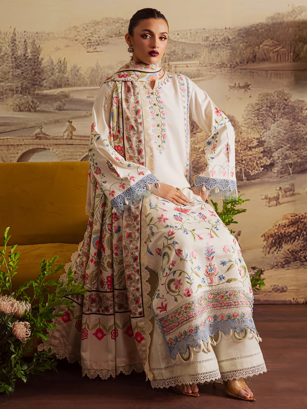 Mahnur Nova Khaddar ’25 – NK-01 | Premium Winter Unstitched 3PC Suit | Timeless Khaddar Elegance ماہنور نووا کھدر ’25 – NK-01 | پریمیئم ونٹر اَن سٹیچڈ 3 پیس سوٹ | روایتی کھدر کی لازوال خوبصورتی