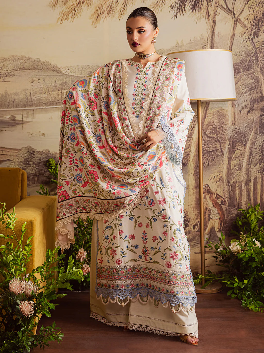 Mahnur Nova Khaddar ’25 – NK-01 | Premium Winter Unstitched 3PC Suit | Timeless Khaddar Elegance ماہنور نووا کھدر ’25 – NK-01 | پریمیئم ونٹر اَن سٹیچڈ 3 پیس سوٹ | روایتی کھدر کی لازوال خوبصورتی