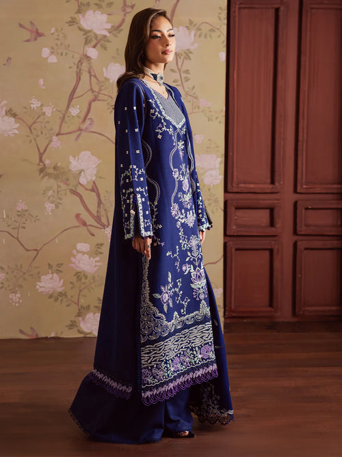 Mahnur Nova Khaddar ’25 – NK-06 | Emerald Enchant | Premium Digital Printed 3PC Winter Suit ماہنور نووا کھدر ’25 – این کے-06 | زمردی جادو | پریمیم ڈجیٹل پرنٹڈ تین پیس ونٹر سوٹ