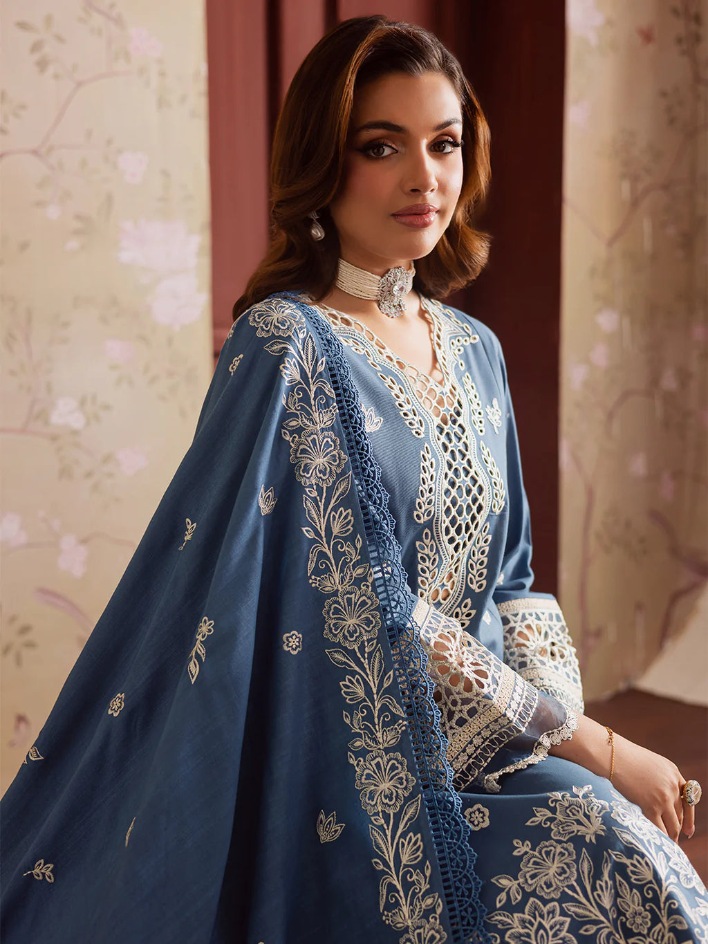 Mahnur Nova Khaddar ’25 – NK-07 | Lavender Mist | Premium Digital Printed 3PC Winter Suit ماہنور نووا کھدر ’25 – این کے-07 | لیونڈر مست | پریمیم ڈجیٹل پرنٹڈ تین پیس ونٹر سوٹ