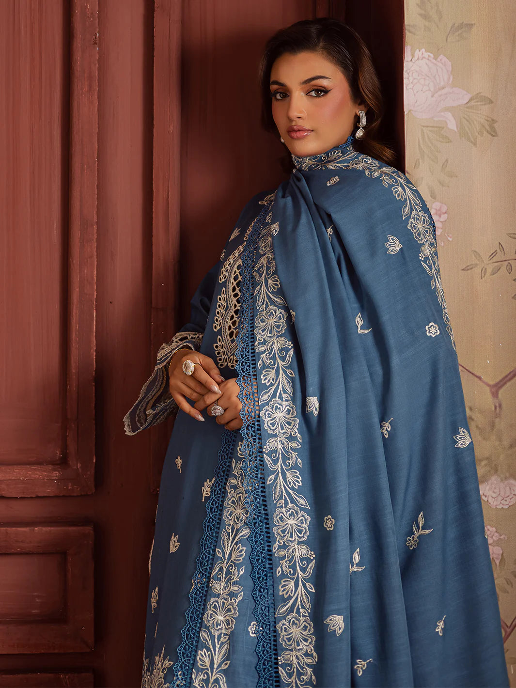 Mahnur Nova Khaddar ’25 – NK-07 | Lavender Mist | Premium Digital Printed 3PC Winter Suit ماہنور نووا کھدر ’25 – این کے-07 | لیونڈر مست | پریمیم ڈجیٹل پرنٹڈ تین پیس ونٹر سوٹ