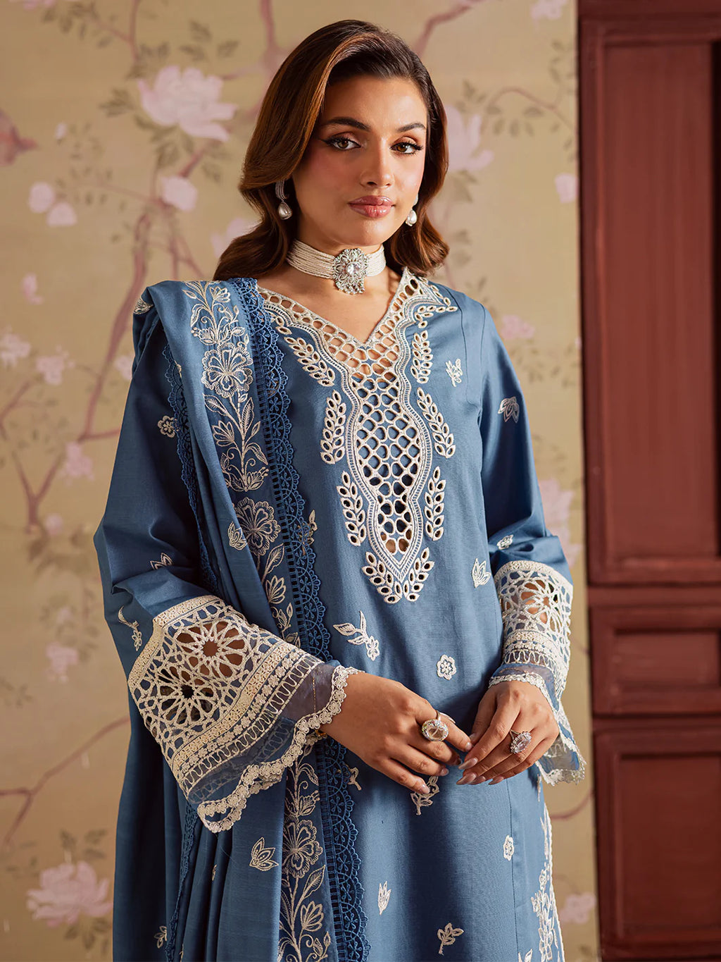 Mahnur Nova Khaddar ’25 – NK-07 | Lavender Mist | Premium Digital Printed 3PC Winter Suit ماہنور نووا کھدر ’25 – این کے-07 | لیونڈر مست | پریمیم ڈجیٹل پرنٹڈ تین پیس ونٹر سوٹ