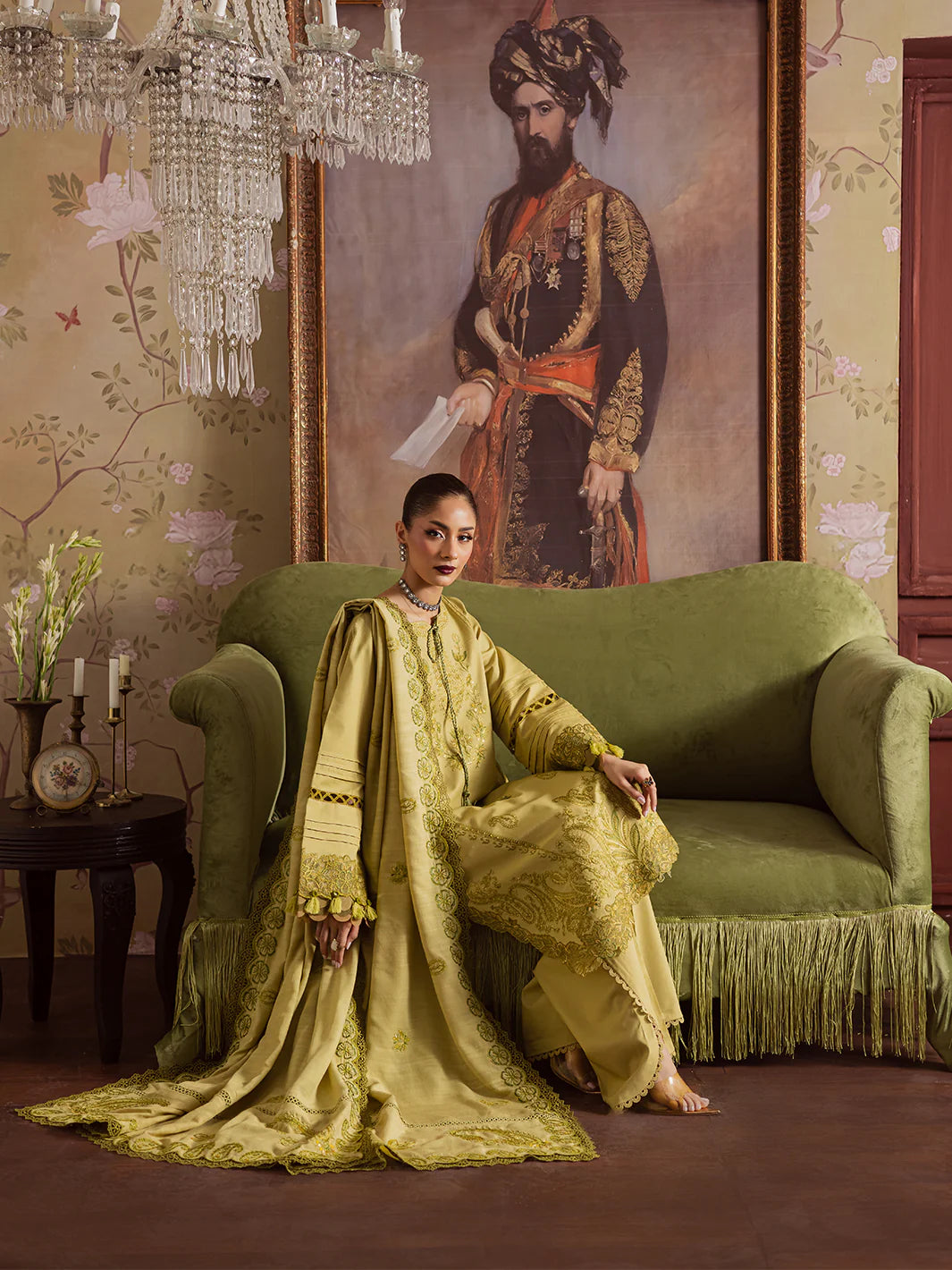Mahnur Nova Khaddar ’25 – NK-10 | Honey Glow | Premium Digital Printed 3PC Winter Suit ماہنور نووا کھدر ’25 – این کے-10 | ہنی گلو | پریمیم ڈجیٹل پرنٹڈ تین پیس ونٹر سوٹ