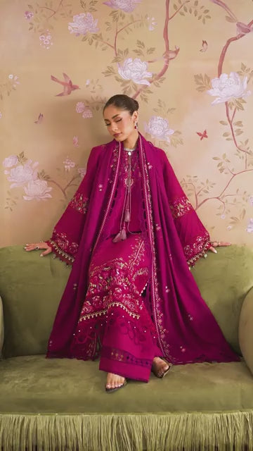 Mahnur Nova Khaddar ’25 – NK-08 | Golden Dusk | Premium Digital Printed 3PC Winter Suit ماہنور نووا کھدر ’25 – این کے-08 | گولڈن ڈسک | پریمیم ڈجیٹل پرنٹڈ تین پیس ونٹر سوٹ
